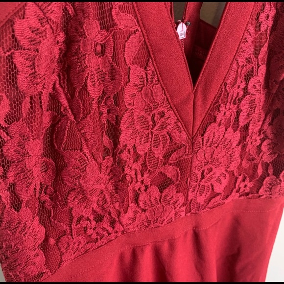 Lulu’s All My Daydreams Skater Lace V-Neck Dress - Picture 3 of 11